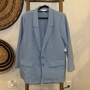 old navy blazer, blue